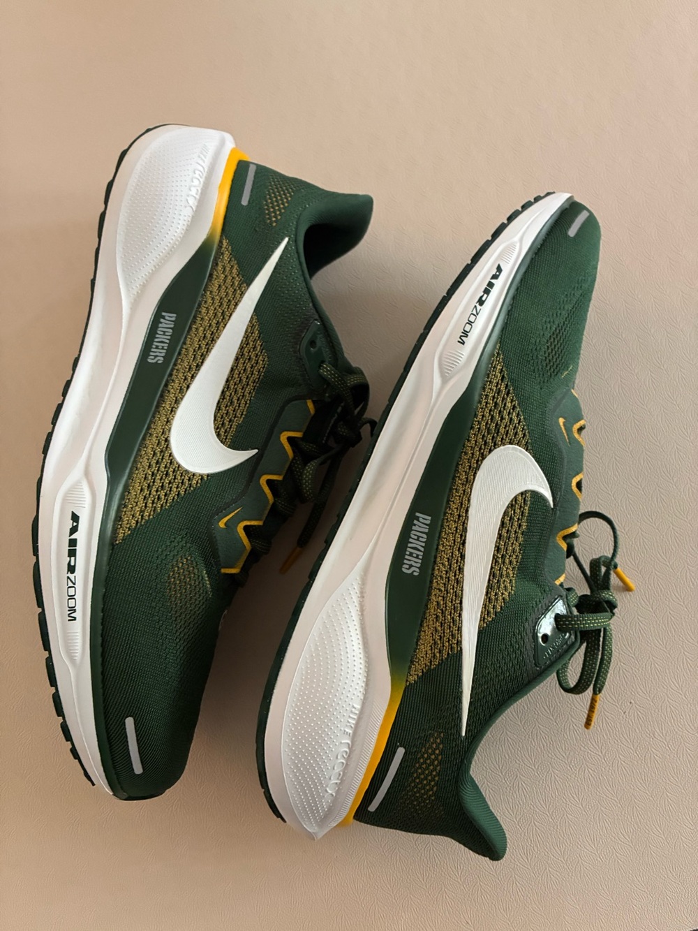 Nike Air Zoom Pegasus 41 Green Bay Packers Running Shoes Men’s size 11.5